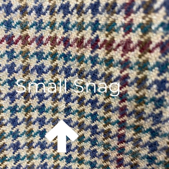 * VINTAGE - Jones New York - Houndstooth Wool Skirt - SIZE 8 - Picture 7 of 8